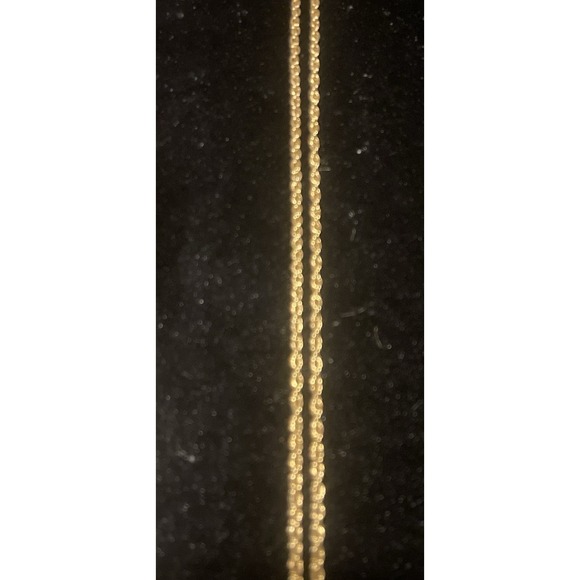 Vintage 1994 Mother & Child Baby Heart Pendant Necklace Gold Tone Signed - Picture 9 of 9